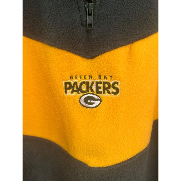 Vintage 1998 NFLP Green Bay Packers Quarter Zip Fleece Mens XL - Picture 4 of 8